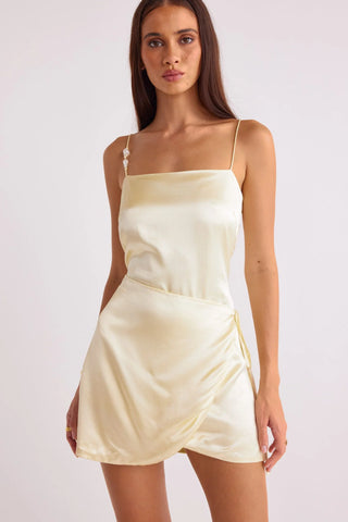 Sereira Mini Dress in Lemon