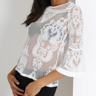Sweetest Sound Mesh Top