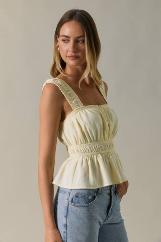 Buttercup Peplum Tank