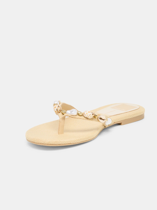 Kysha Sandals Natural Raffia