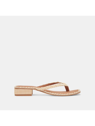 Barty Sandals Natural Raffia