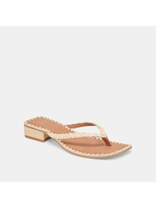 Barty Sandals Natural Raffia