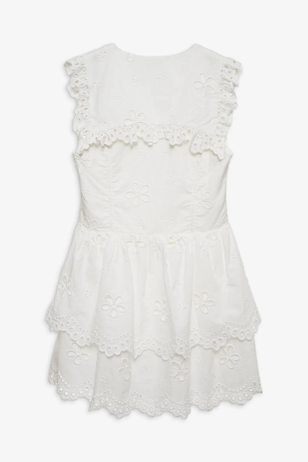 For Love & Lemons Women's Daisy Eyelet Tiered Cotton Fit & Flare Minidress - White - Mini dresses For Love & Lemons Women's Daisy Eyelet Tiered Cotton Fit & Flare Minidress - White - Mini dresses