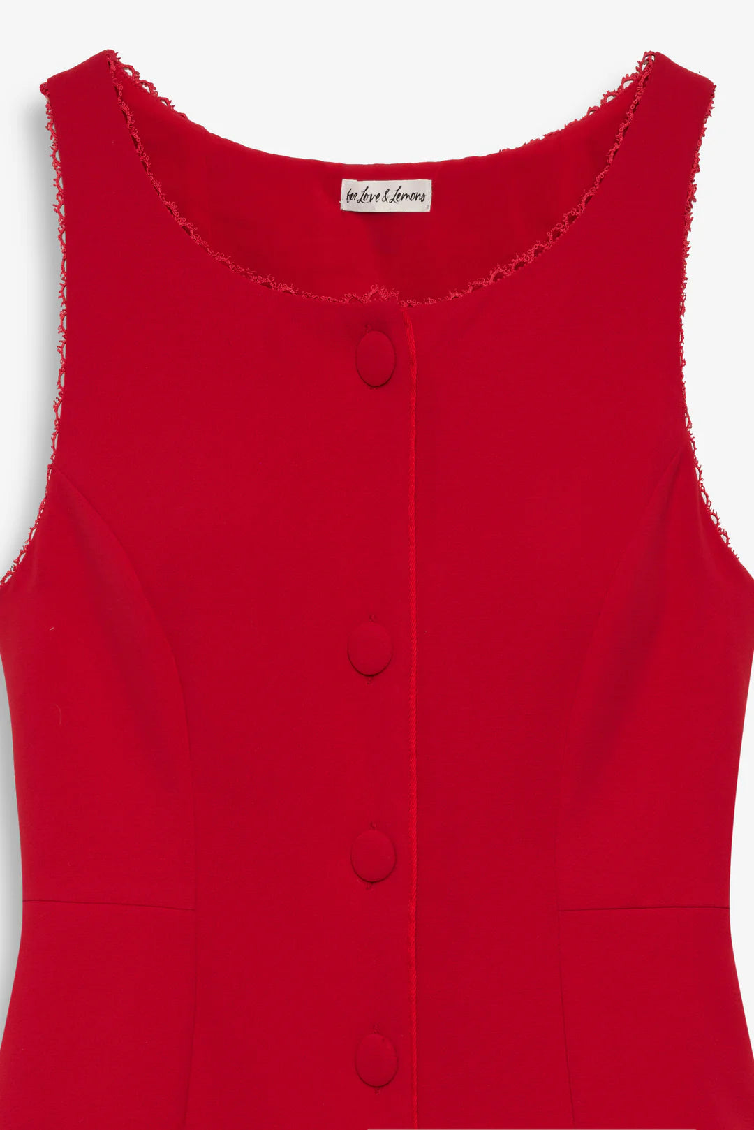 venus mini dress for love and lemons For Love & Lemons Venus Mini Dress in Red