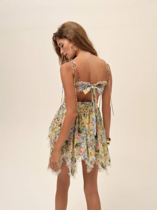 taylor asymmetric dress Tanya Taylor Women's Loretta Redwood Floral Asymmetric Dress