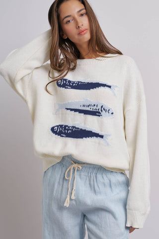 Oversized Sardine Knit Sweater