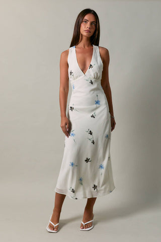 Brynn Open Back Midi Dress