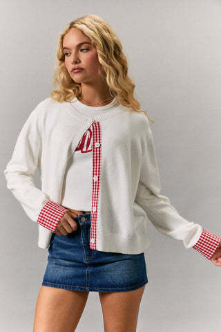 Cherry Picnic Cardigan