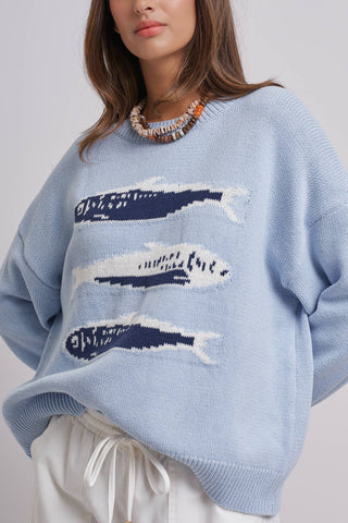 Oversized Sardine Knit Sweater