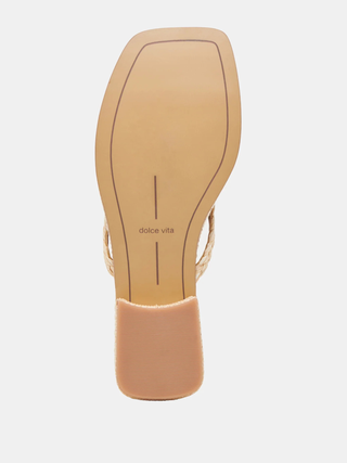 Barty Sandals Natural Raffia