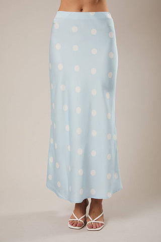 Satin Sasha Midi Skirt