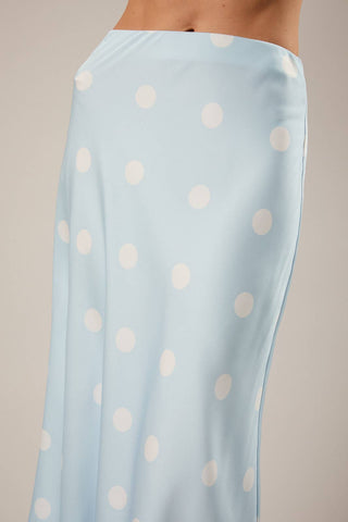 Satin Sasha Midi Skirt