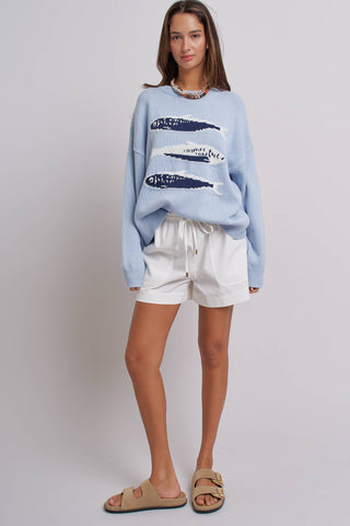 Oversized Sardine Knit Sweater