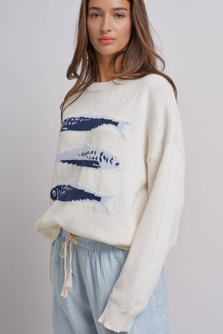 Oversized Sardine Knit Sweater