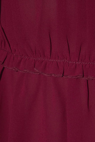 Rosette Chiffon Blouse