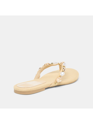 Kysha Sandals Natural Raffia