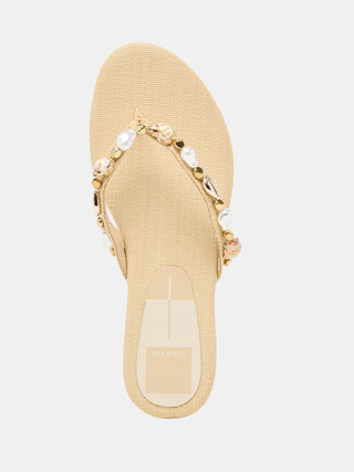Kysha Sandals Natural Raffia