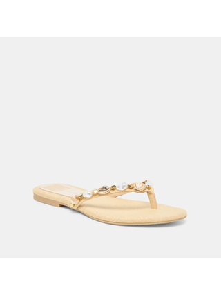 Kysha Sandals Natural Raffia