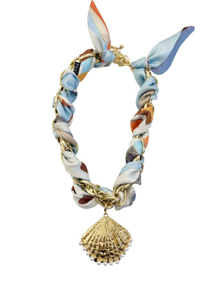 Seaside Scarf Chain Necklace