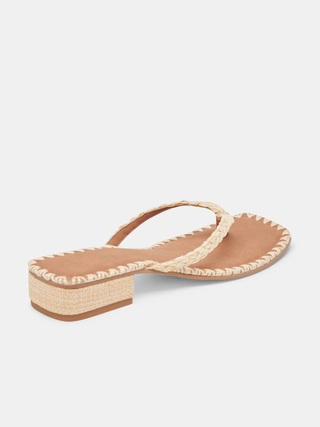 Barty Sandals Natural Raffia