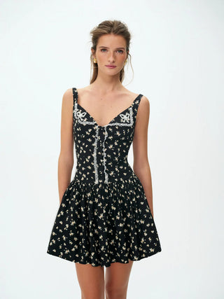 Western Wildflower Mini Dress