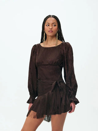 Sierra Fringe Mini Dress