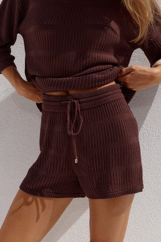 Samia Short in Chocolate