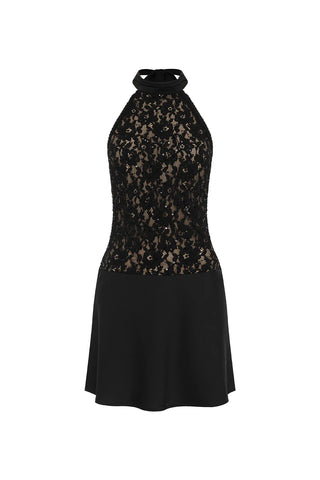 Senna Open Back Halter Mini Dress