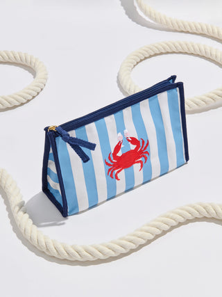 Crab & Rosé Zip Pouch