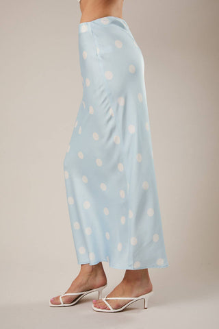 Satin Sasha Midi Skirt