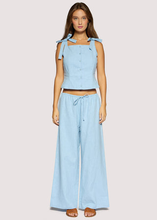 Coastal Voyage Wide-Leg Pant
