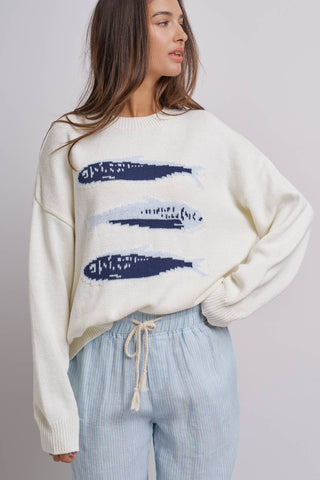 Oversized Sardine Knit Sweater