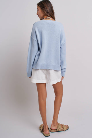 Oversized Sardine Knit Sweater