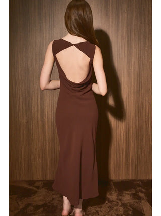 Sara Cowl Back Midi Dress