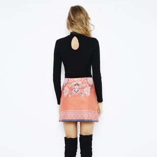 Gone Wild Faux Suede Skirt